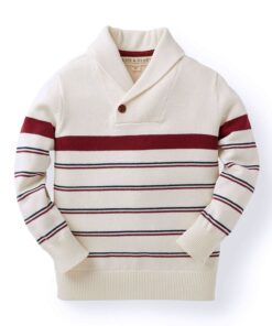 Shawl Collar Sweater (Ivory 3M-24M)
