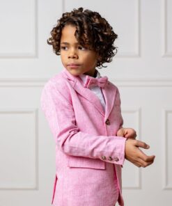 Linen Suit Jacket (Rose)