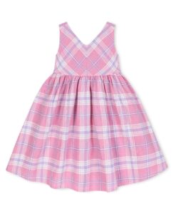 Linen Swing Dress (Tea Room Pink)