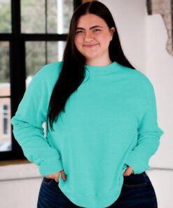 Unisex Heathered Fleece Crew